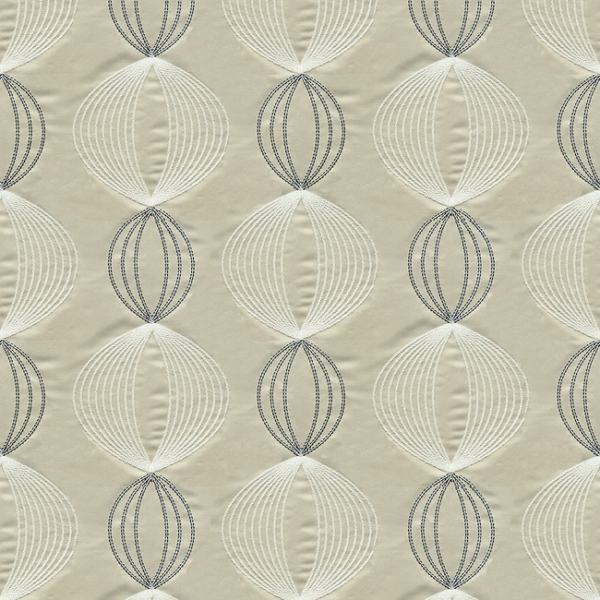KRAVET DESIGN CANDICE OLSON VIRGA - GREIGE upholstery fabric swatch for sample-first furniture planning