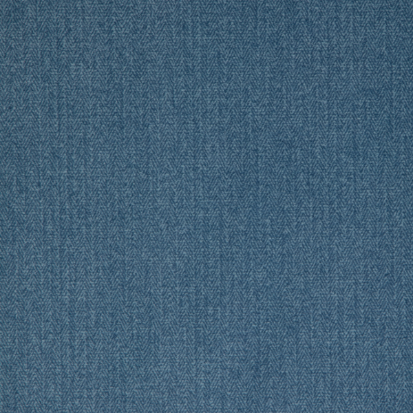 KRAVET DESIGN CHEVRON - DENIM upholstery fabric swatch for sample-first furniture planning