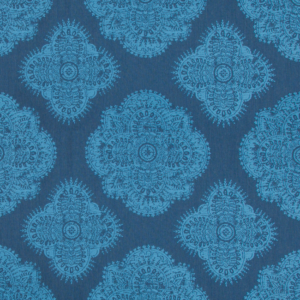 Echo Ibiza Indoor/outdoor Bendi - Indigo upholstery fabric swatch