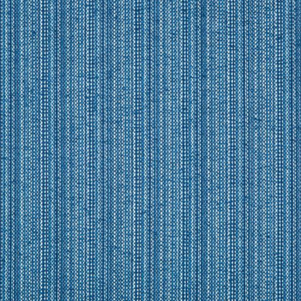 KRAVET DESIGN ECHO DESIGN IBIZA INDOOR/OUTDOOR CRUISER STRIE - COBALT upholstery fabric swatch for sample-first furniture planning