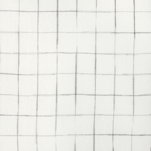 Jeffrey Alan Marks Seascapes Ennis Check - Charcoal upholstery fabric swatch