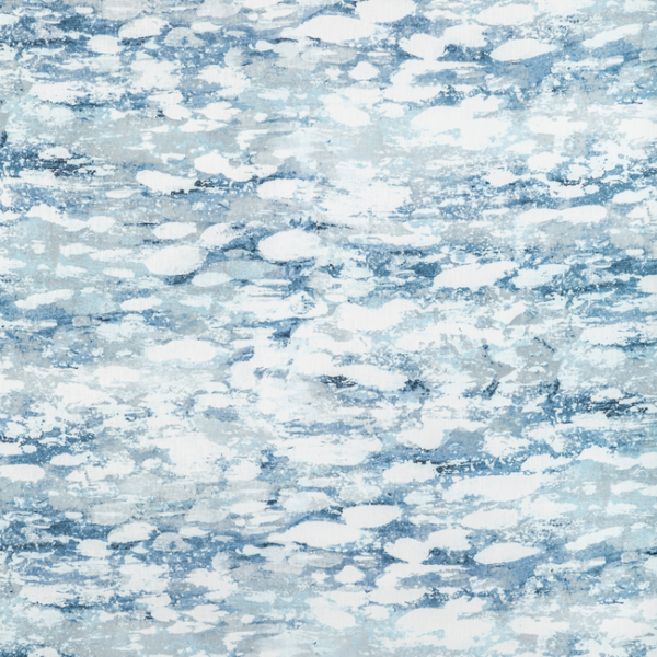 KRAVET DESIGN JEFFREY ALAN MARKS SEASCAPES LOST COAST - ATLANTIC upholstery fabric swatch for sample-first furniture planning