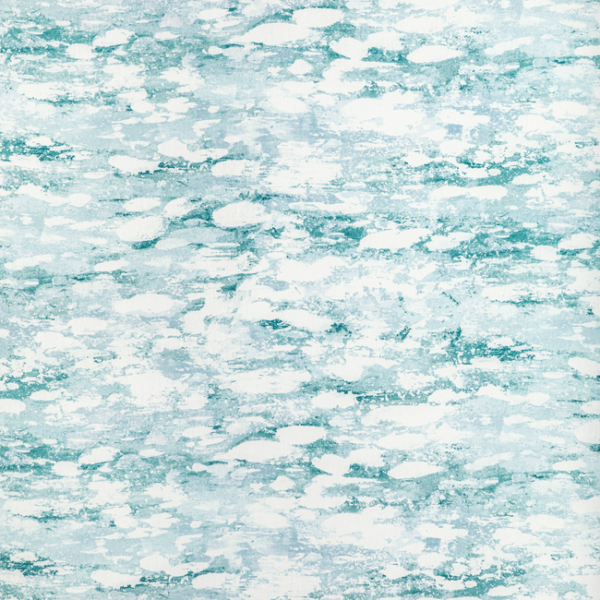KRAVET DESIGN JEFFREY ALAN MARKS SEASCAPES LOST COAST - AZURE upholstery fabric swatch for sample-first furniture planning