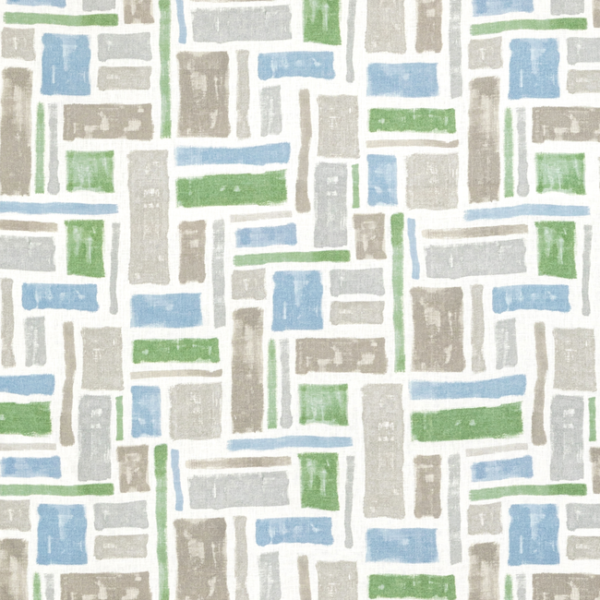 KRAVET DESIGN JEFFREY ALAN MARKS SEASCAPES PARTINGTON - OASIS upholstery fabric swatch for sample-first furniture planning