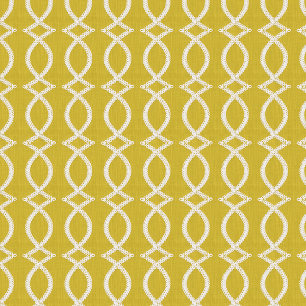 KRAVET DESIGN KATE SPADE NEW YORK CURIOSITIES MAXIME - CHARTREUSE upholstery fabric swatch for sample-first furniture planning