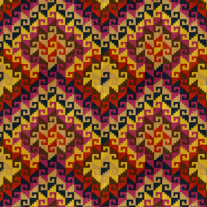 Museum Of New Mexico Bandelier - Pinata upholstery fabric swatch