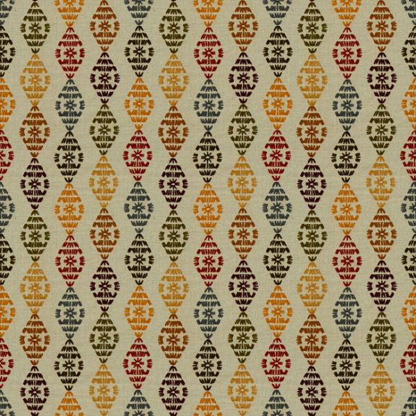 KRAVET DESIGN MUSEUM OF NEW MEXICO SOOJINI KNOTS - HARVEST upholstery fabric swatch for sample-first furniture planning