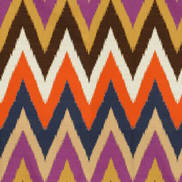 KRAVET DESIGN MUSEUM OF NEW MEXICO TIKAL FLAME - PLUME upholstery fabric swatch for sample-first furniture planning