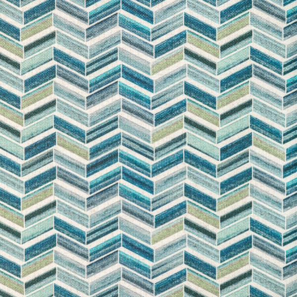KRAVET DESIGN NADIA WATTS GEM COLLECTION SOMERSAULT - SPLASH upholstery fabric swatch for sample-first furniture planning