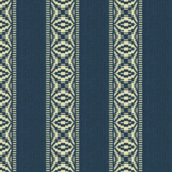 KRAVET DESIGN OCEANIA EXPLORER NAUTICA STRIPE - SAPPHIRE upholstery fabric swatch for sample-first furniture planning