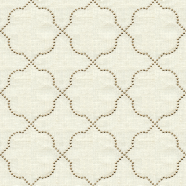 KRAVET DESIGN TABARI - BONE upholstery fabric swatch for sample-first furniture planning