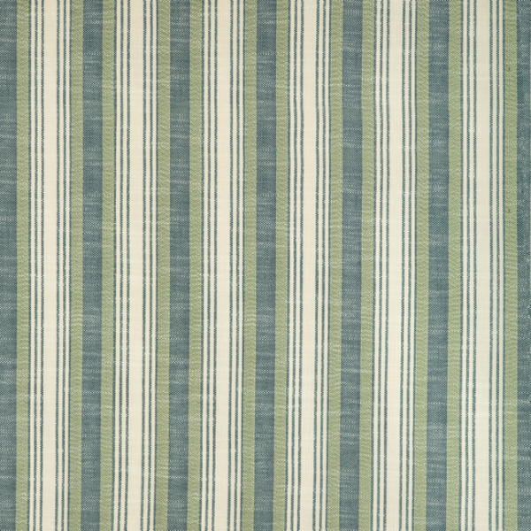 KRAVET DESIGN THOM FILICIA LATITUDE SIMS STRIPE - MEADOW upholstery fabric swatch for sample-first furniture planning