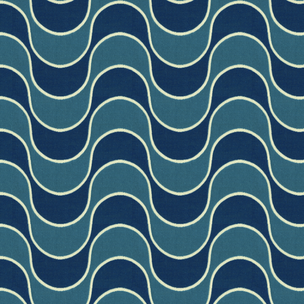 KRAVET DESIGN WATERWORKS MAKING WAVES - ADMIRAL upholstery fabric swatch for sample-first furniture planning