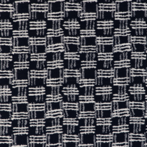 Couture Cross Waves - Ink upholstery fabric swatch