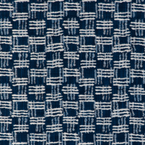 Couture Cross Waves - Marine upholstery fabric swatch