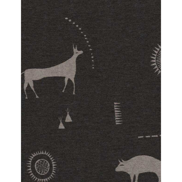 Kravet Couture Designer Andrew Martin PRAIRIE - CHARCOAL upholstery fabric swatch for sample-first furniture planning