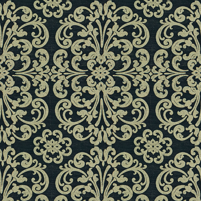 Kravet Couture METALLIC MOTIF - INK BLUE 4085.50.0 - Discontinued