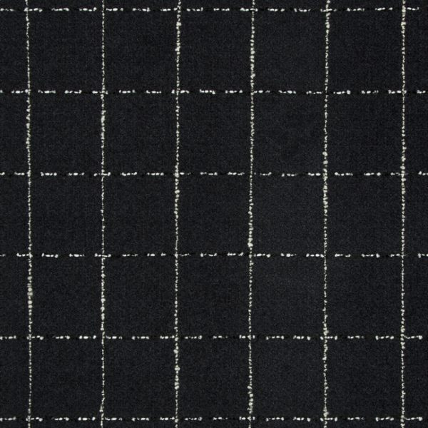 Kravet Couture POCKET SQUARE - NOIR upholstery fabric swatch for sample-first furniture planning