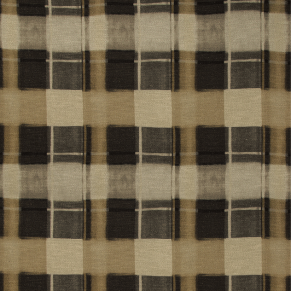 Kravet Design Designer Barclay Butera BLOCKADED - HICKORY upholstery fabric swatch for sample-first furniture planning