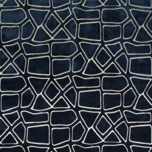 Designer Barclay Butera Mural Velvet - Oceana upholstery fabric swatch