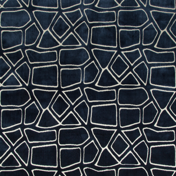Kravet Design Designer Barclay Butera MURAL VELVET - OCEANA upholstery fabric swatch for sample-first furniture planning