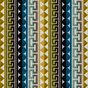 Designer Jonathan Adler Seurat - Seaside upholstery fabric swatch