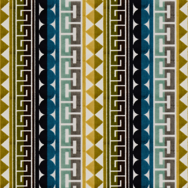 Kravet Design Designer Jonathan Adler SEURAT - SEASIDE upholstery fabric swatch for sample-first furniture planning