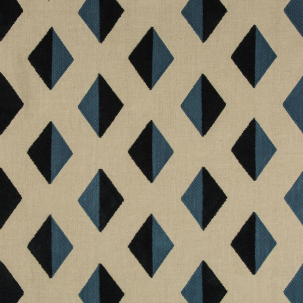 Kravet Design Designer Nate Berkus BARROCO BOUCLE - DENIM upholstery fabric swatch for sample-first furniture planning