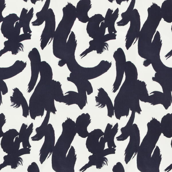 Kravet Design Designer kate spade new york BOLDSTROKE - NAVY upholstery fabric swatch for sample-first furniture planning