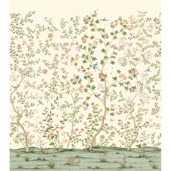 LEE JOFA AERIN COLLECTION II BEAUJEU - MULTI upholstery fabric swatch for sample-first furniture planning