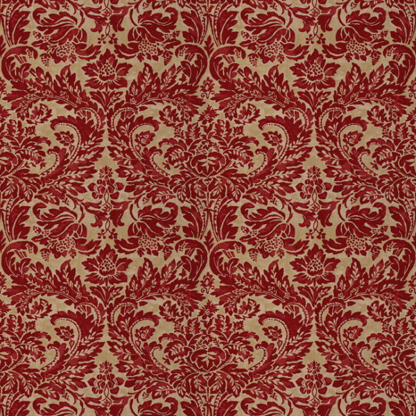 LEE JOFA AERIN COLLECTION MONTROSE LINEN - RUBY upholstery fabric swatch for sample-first furniture planning