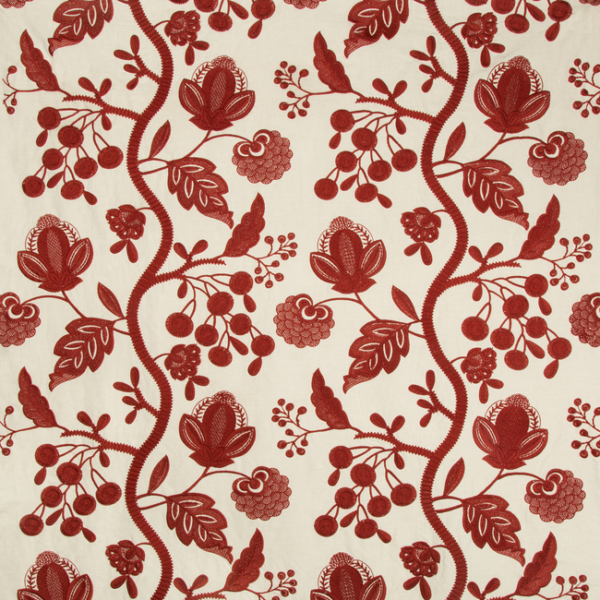 LEE JOFA ALLADALE EMB - RED 2017131.19.0 - Discontinued