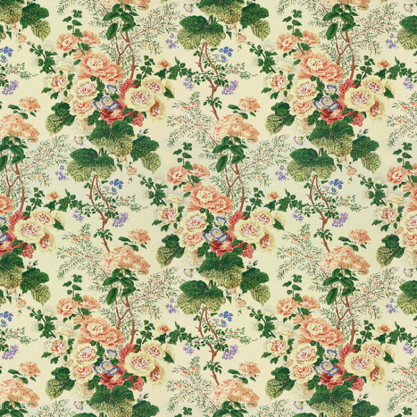 LEE JOFA ALTHEA PRINT - BLUSH upholstery fabric swatch for sample-first furniture planning