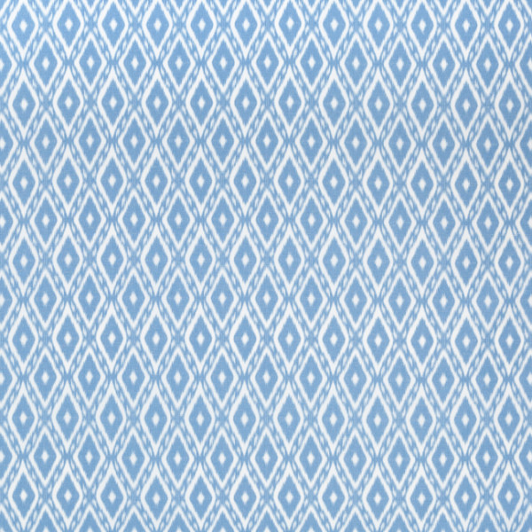 LEE JOFA AVONDALE BARTOW PRINT - BLUE upholstery fabric swatch for sample-first furniture planning