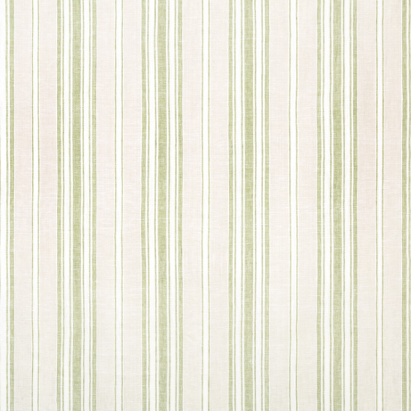 LEE JOFA AVONDALE LAUREL STRIPE - CELADON upholstery fabric swatch for sample-first furniture planning