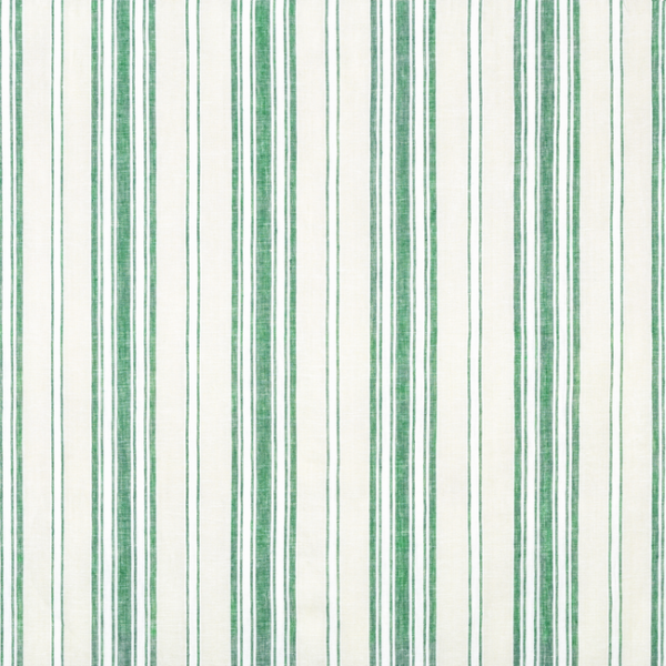 LEE JOFA AVONDALE LAUREL STRIPE - SPRUCE upholstery fabric swatch for sample-first furniture planning