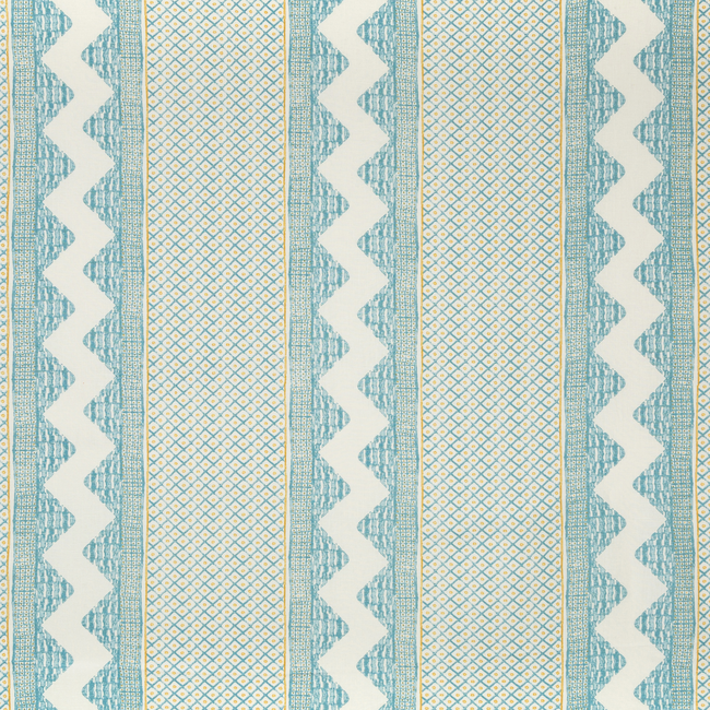 LEE JOFA AVONDALE WHITAKER PRINT - OCEAN/GOLD 2020188.134.0