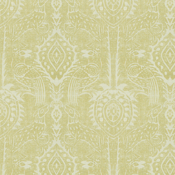 LEE JOFA BLITHFIELD BEASTIES - LIME upholstery fabric swatch for sample-first furniture planning