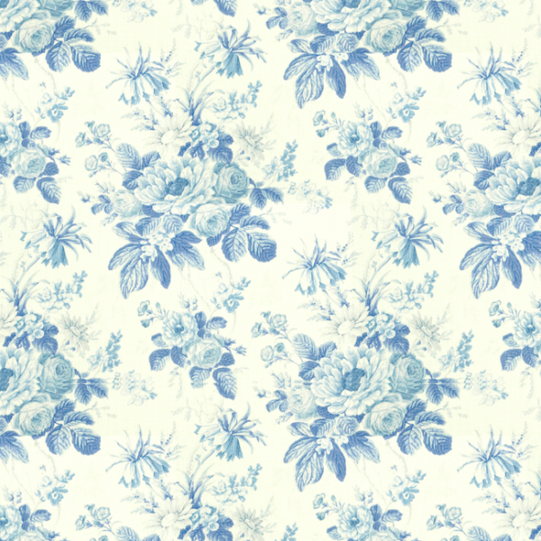 LEE JOFA BLITHFIELD CAROLINE - BLUE upholstery fabric swatch for sample-first furniture planning