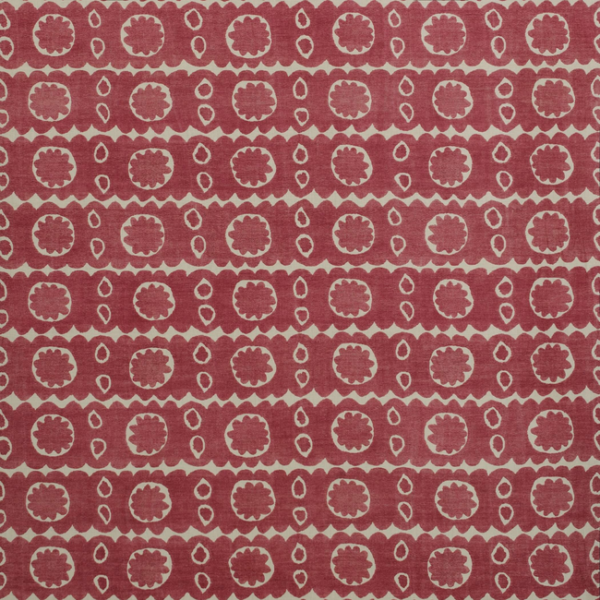 LEE JOFA BLITHFIELD OSBORNE - RED upholstery fabric swatch for sample-first furniture planning