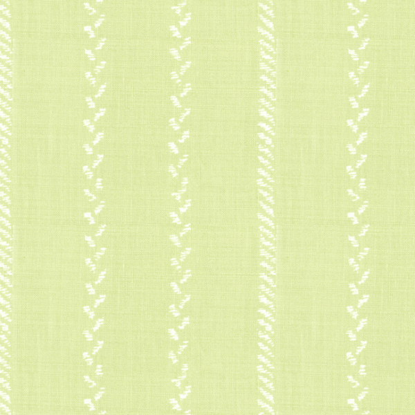 LEE JOFA BLITHFIELD PELHAM STRIPE - GREEN upholstery fabric swatch for sample-first furniture planning