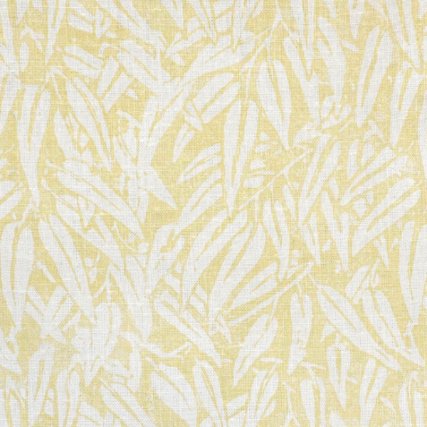 LEE JOFA BLITHFIELD WILLOW - YELLOW upholstery fabric swatch for sample-first furniture planning