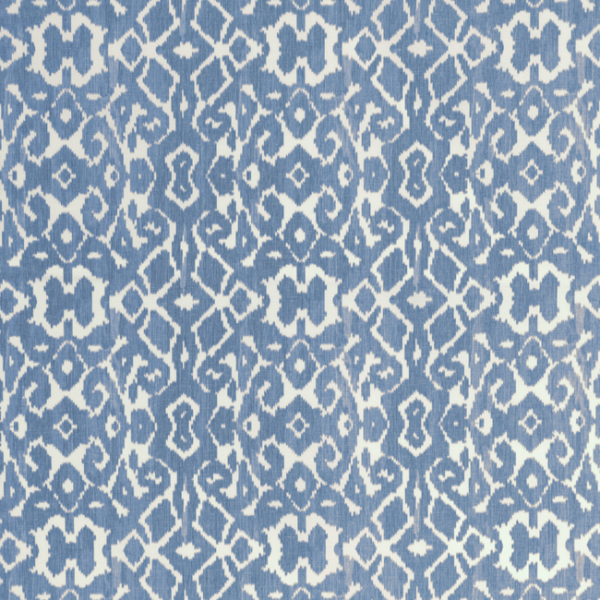 LEE JOFA BRECKENRIDGE TOPONAS PRINT - DENIM upholstery fabric swatch for sample-first furniture planning