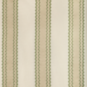 Bunny Williams Arcadia Waldon Stripe - Celery upholstery fabric swatch