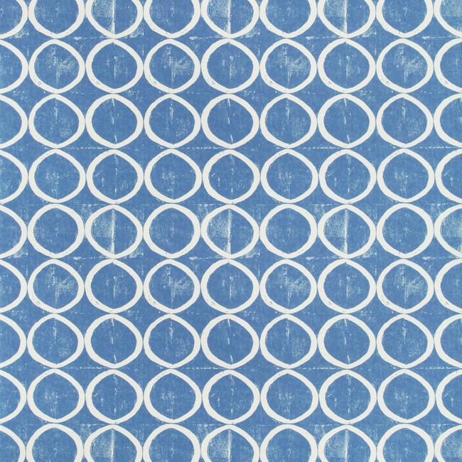LEE JOFA CIRCLES WALLPAPER - AZURE PBFC-3520.5.0
