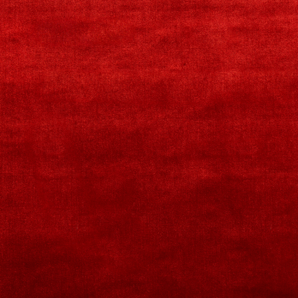 LEE JOFA DUCHESS VELVET - TOMATO upholstery fabric swatch for sample-first furniture planning