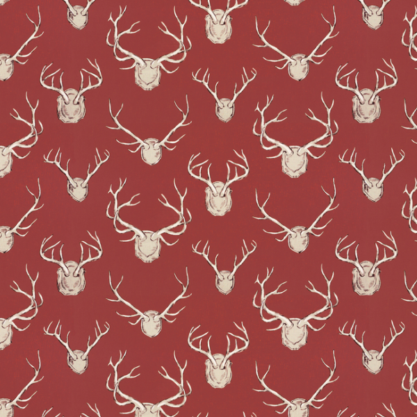 LEE JOFA ERIC COHLER DESIGN ANTLERS - RED 2009143.19.0