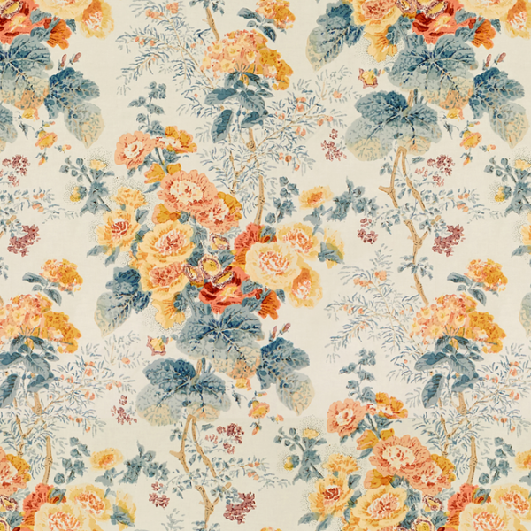 LEE JOFA HOLLYHOCK HDB - APRICOT/LAKE 2005100.512.0