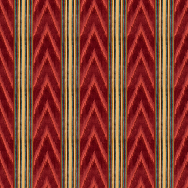 LEE JOFA ITHAKA VELVET - RED/TEAL 2014106.945.0 - Discontinued