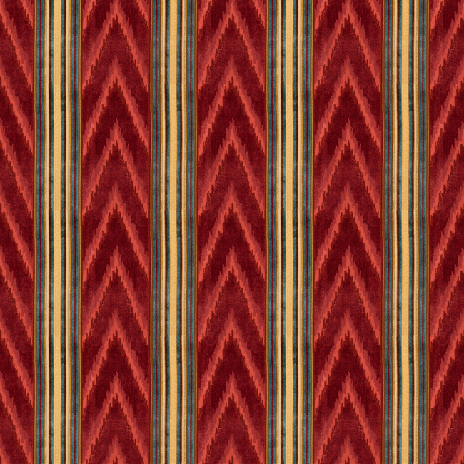 LEE JOFA ITHAKA VELVET - RED/TEAL 2014106.945.0 - Discontinued